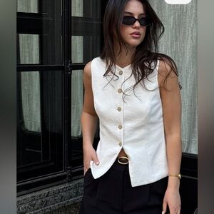 Aritzia Wilfred Regal Vest - Crepette Size 0